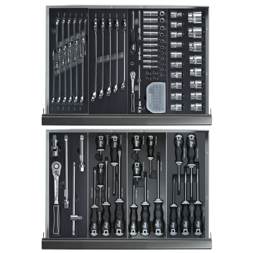 GEREEDSCHAPSWAGEN EASY - 7 LADEN - 163 DLG - REF:1091-0163 POLAR