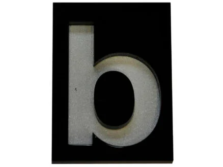 MODULAIRE HUISNUMMER 'LETTER B' REF:99MLETTERB
