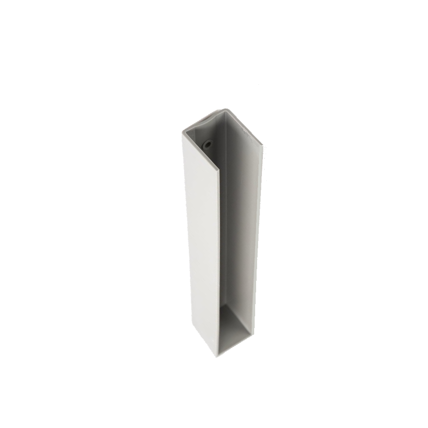 BETONPLAATHOUDER PVC U-PROFIEL PVC 280MM REF:115118