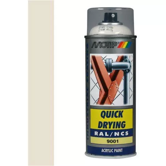 MOTIP INDUSTRIAL RAL 9001 CREME-WIT 400 ML REF:MOT07045 MOTIP