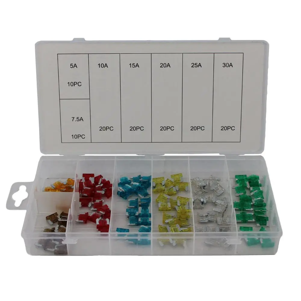 ASSORTIMENT MINI-ZEKERINGEN LOW PROFILE 120-DELIG REF:282-FD1150