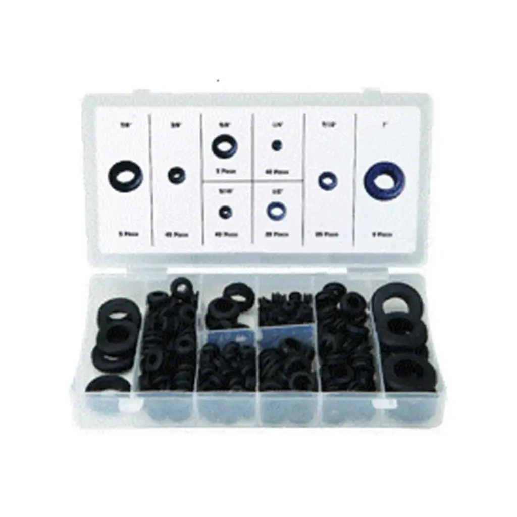 ASSORTIMENT RUBBER DOORVOERTULES 180-DELIG REF:282-FD2010