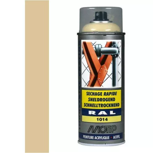 MOTIP INDUSTRIAL RAL 1014 IVOOR WIT 400 ML REF:MOT07057 MOTIP