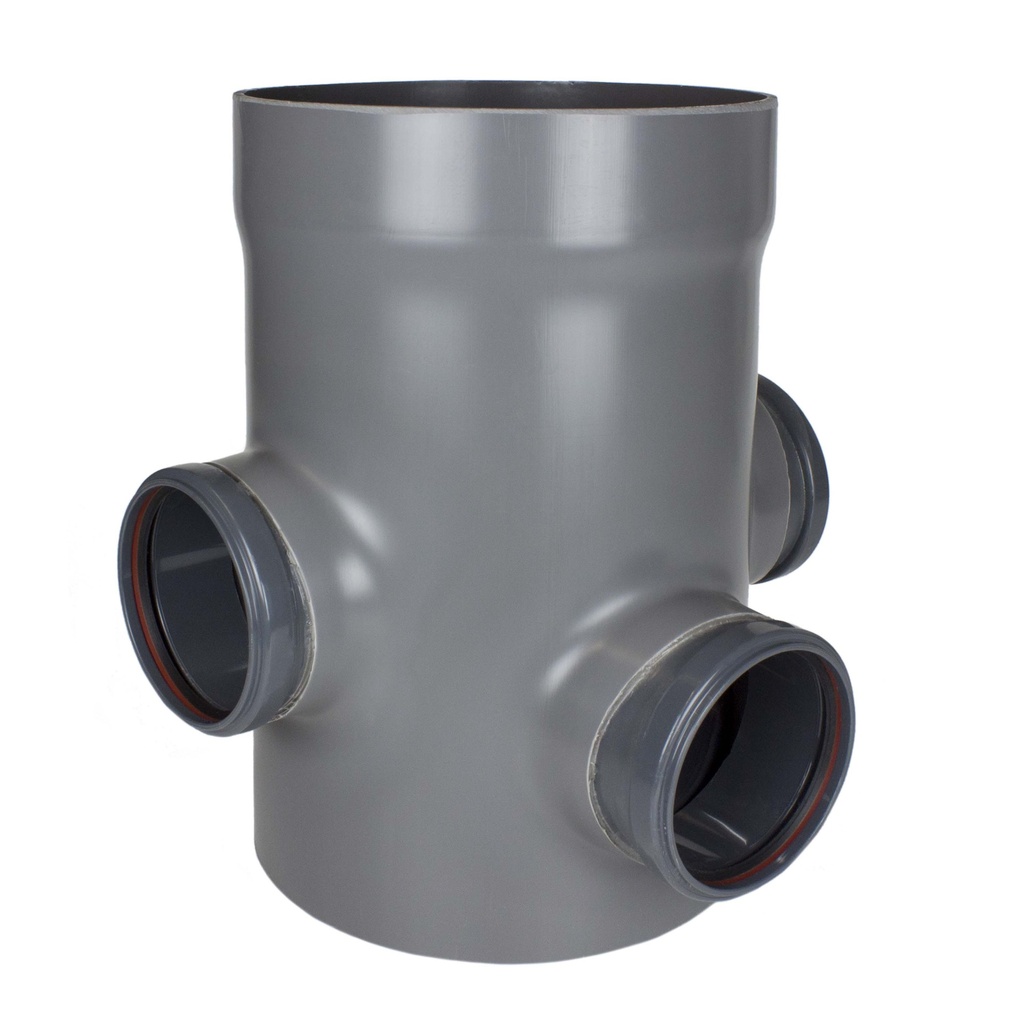 TOEZICHTPUT Ø250 2X110X410MM DONKERGRIJS REF:6007.2501