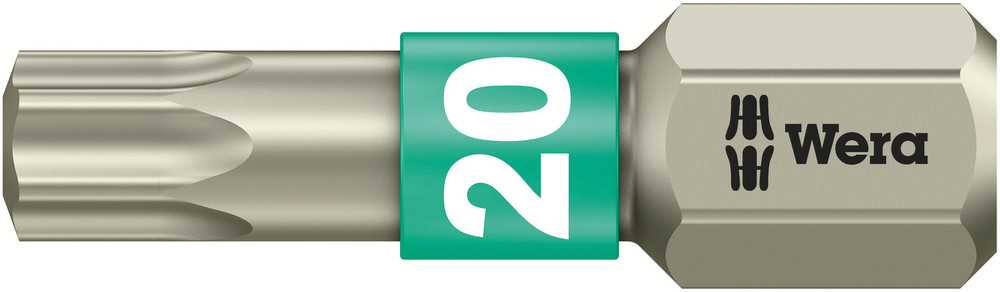 3867/1 TX20X25 BITS C6.3 INOX REF:WER05071034001 WERA