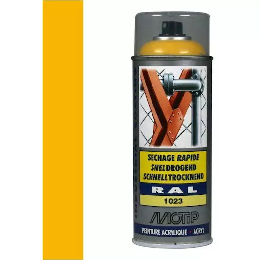 MOTIP INDUSTRIAL RAL 1023 VERKEERS GEEL 400 ML REF:MOT07071 MOTIP