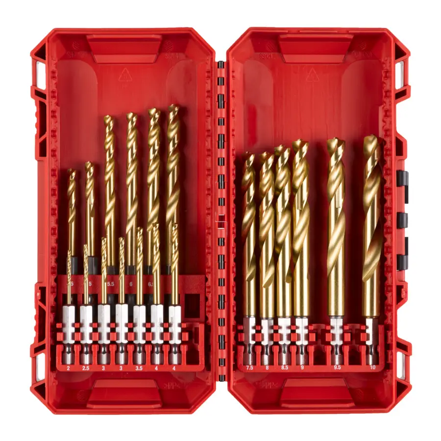 SHOCKWAVE RED HEX BOREN SET PACKOUT READY BOX REF:4932499763 MILWAUKEE