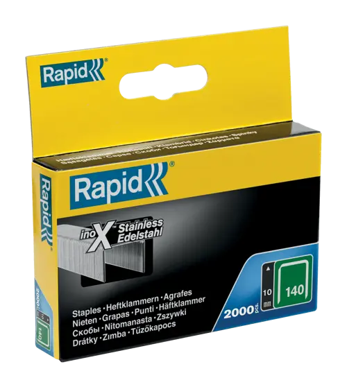 RAPID NIETEN 140/10MM RVS BLISTERBOX 2M REF:11910733 RAPID