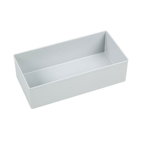 PLASTIK BAKJE 108X216XH63MM GRIJS 456309 REF:390458