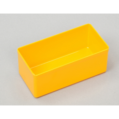 PLASTIK BAKJE 54X108XH45MM GEEL REF:390459