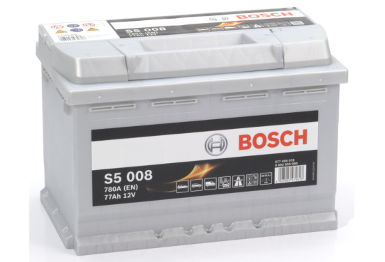 BATTERIJ BOSCH S5008 12V 77AH REF:0092S50080 BOSCH