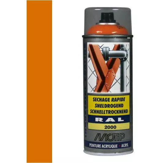 MOTIP INDUSTRIAL RAL 2000 GEEL-ORANJE 400 ML REF:MOT07078 MOTIP