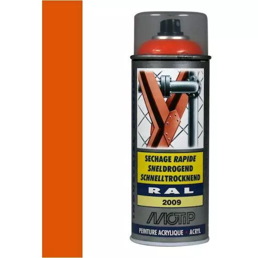 MOTIP INDUSTRIAL RAL 2009 VERKEERS ORANJE 400 ML REF:MOT07082 MOTIP