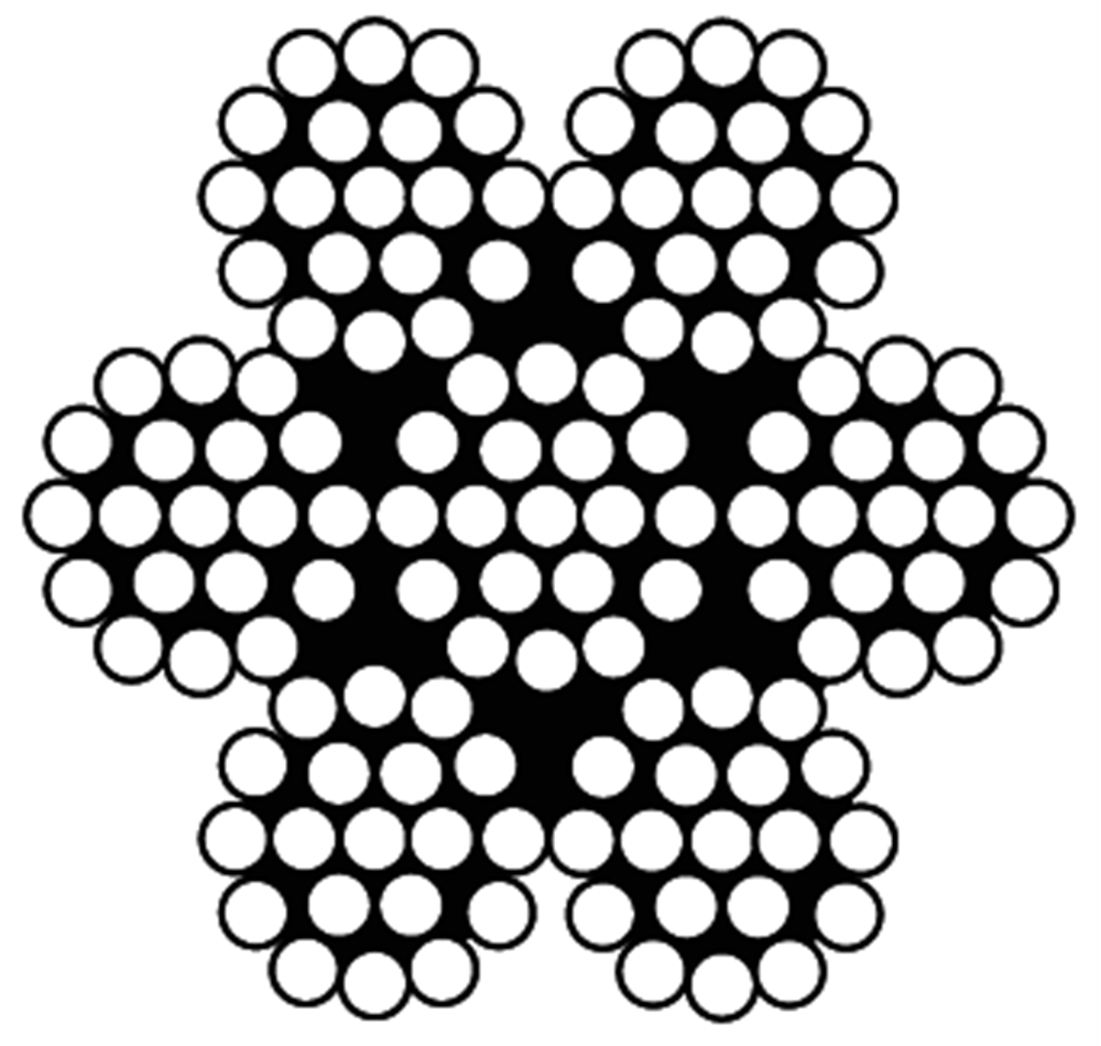 STAALKABEL RVS 4MMX100M 7X19 AISI 316 REF:8086.5I4.R100