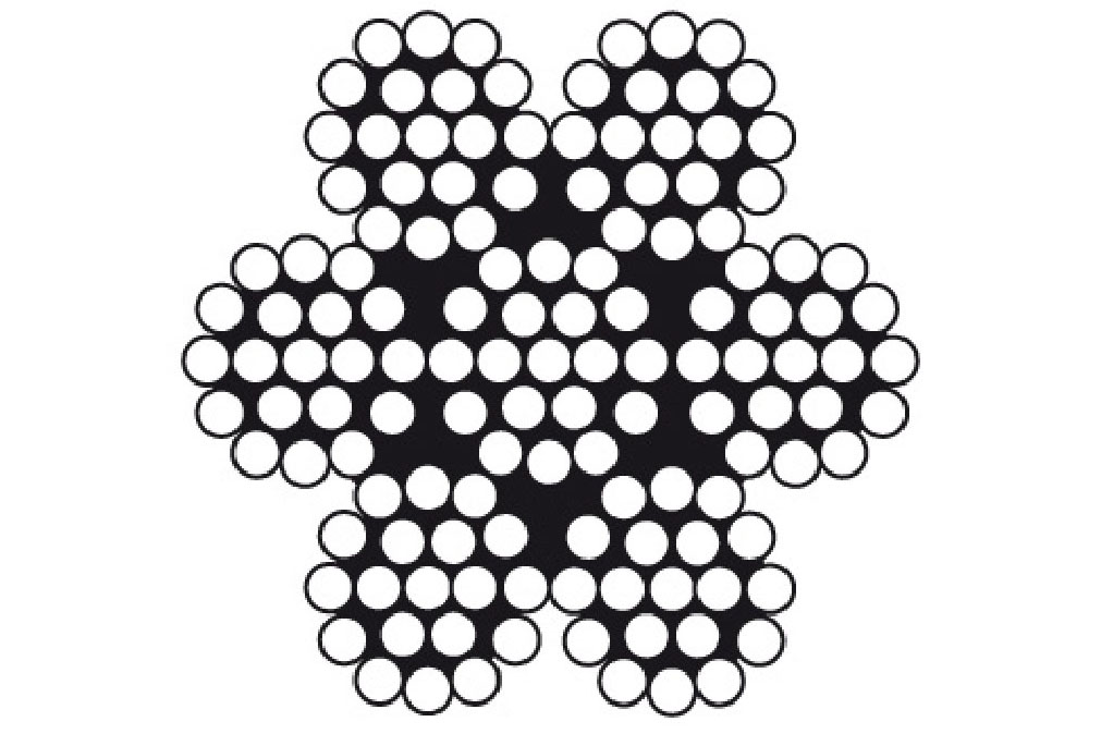 STAALKABEL RVS 8MMX100M 7X19 AISI 316 REF:8086.5I8.R100