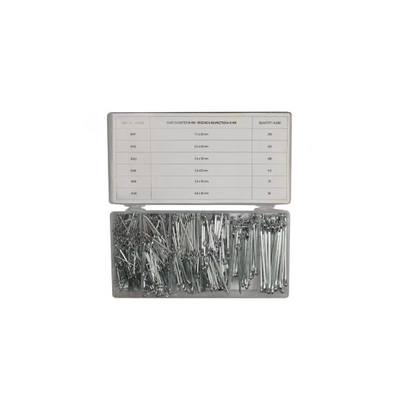 ASSORTIMENT SPLITPENNEN DIN 94 RVS A2 REF:064913