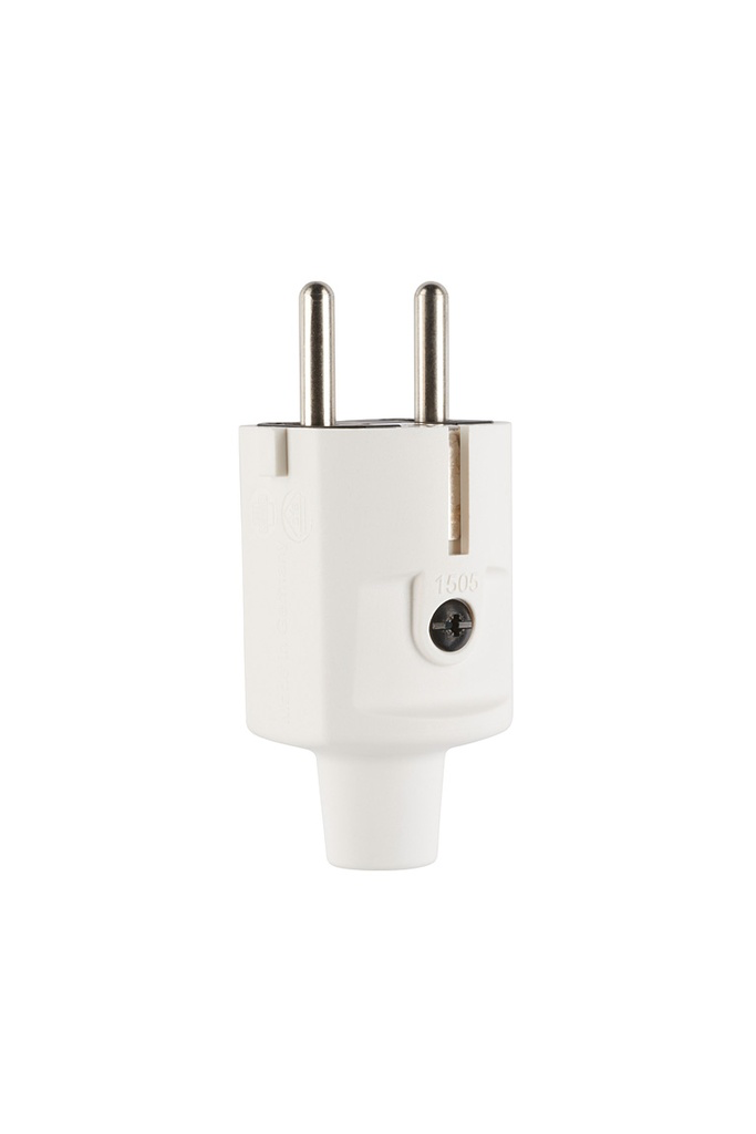 DOMESTIC PVC STEKKER II+A 16A/250V WIT REF:1418080