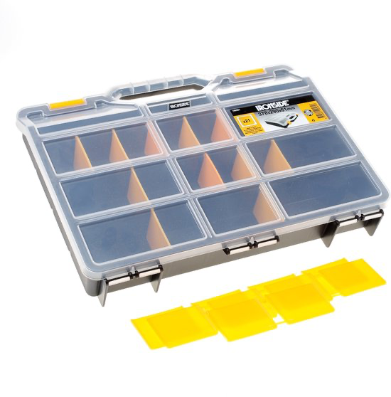 ORGANISER 21 VERSTELBARE VAKJES 378X290X61MM REF:391328 IRONSIDE