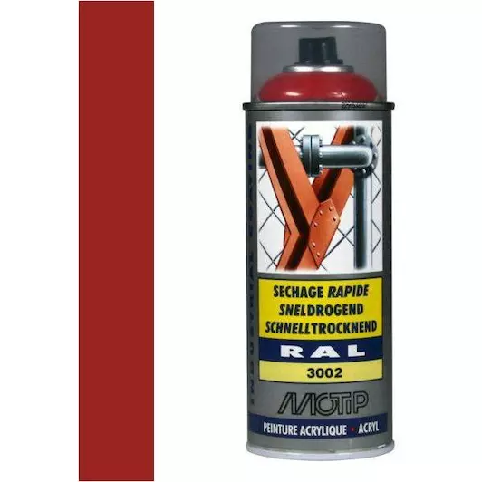 MOTIP INDUSTRIAL RAL 3002 KARMIJNROOD 400 ML REF:MOT07096 MOTIP