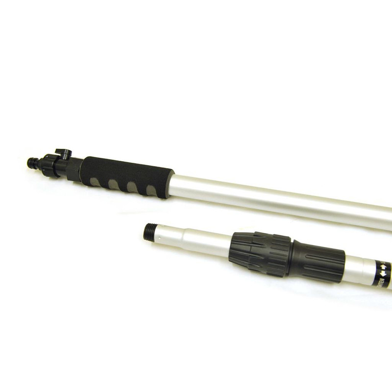 TELESCOOPSTEEL ALU MET GRIP 2X1M + WATERDOORVOER REF:05166 BOBRUSH