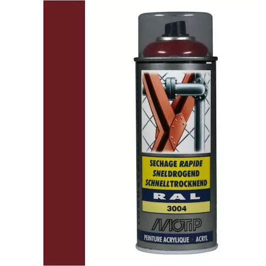 MOTIP INDUSTRIAL RAL 3004 PURPERROOD 400 ML REF:MOT07106 MOTIP