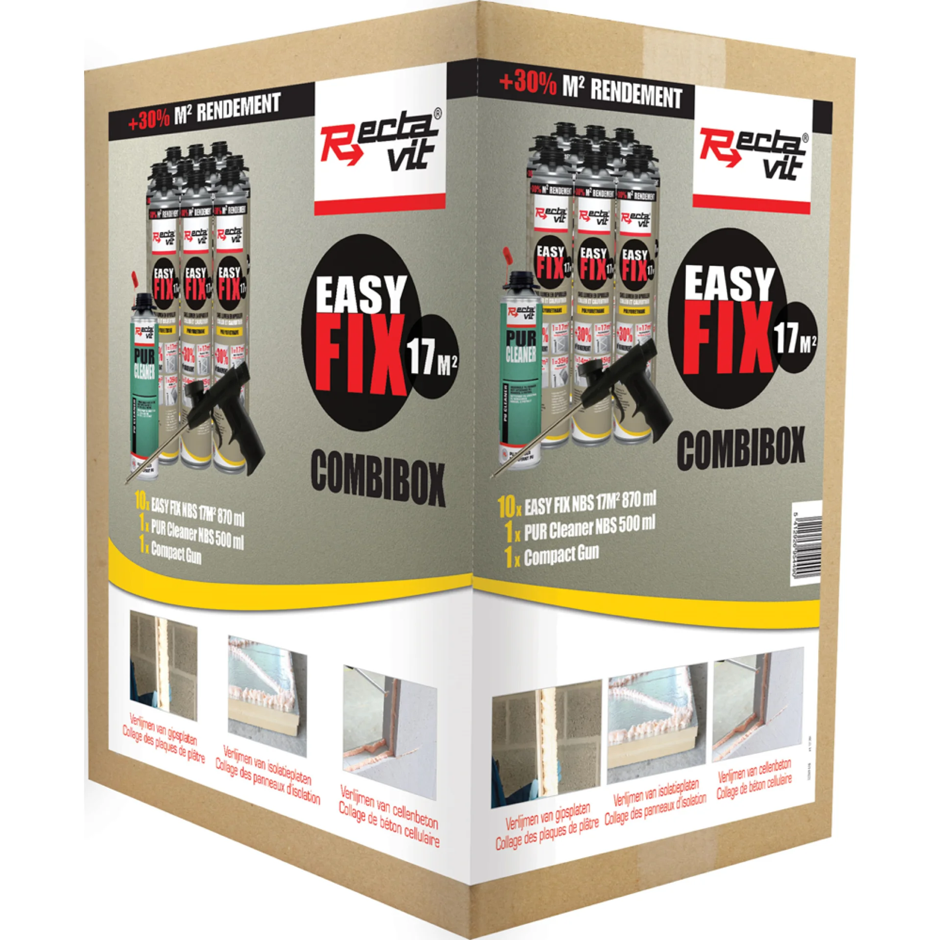 RECTAVIT EASY FIX 17M2 COMBIBOX REF:131204 RECTAVIT