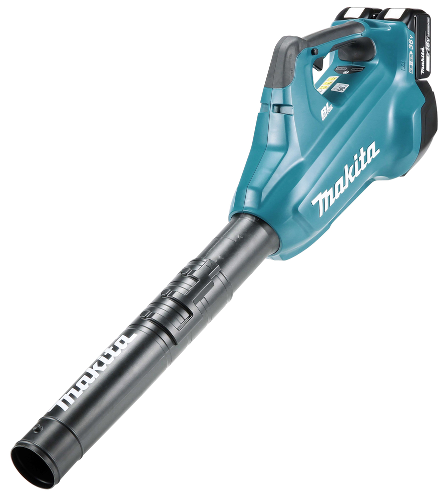 ACCU BLADBLAZER LXT 2X18V 13,4 M³/MIN + 4X BL1850B + 1X DC18RD + FLAT NOZZLE REF:DUB362TX1 MAKITA