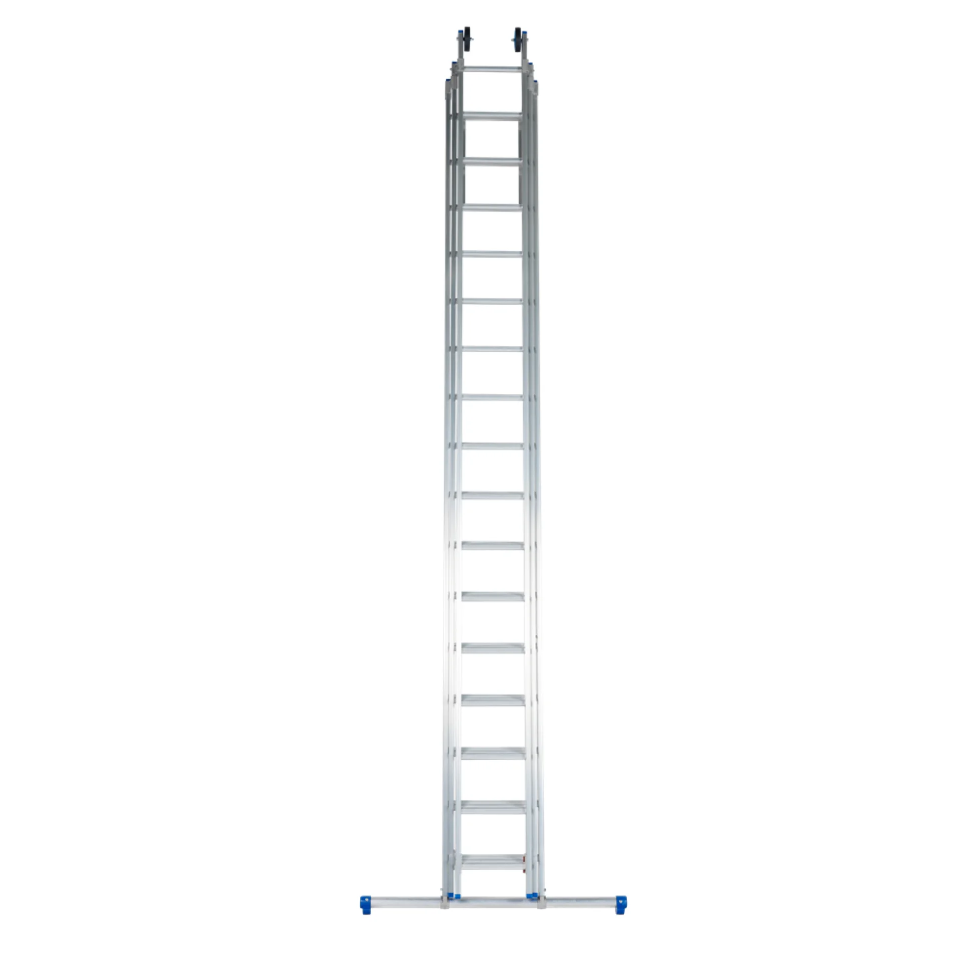 SCHUIFLADDER 3X16 SPORTEN RECHTE VOET, BALK, NIET VRIJSTAAND REF:D16RB SOLIDE