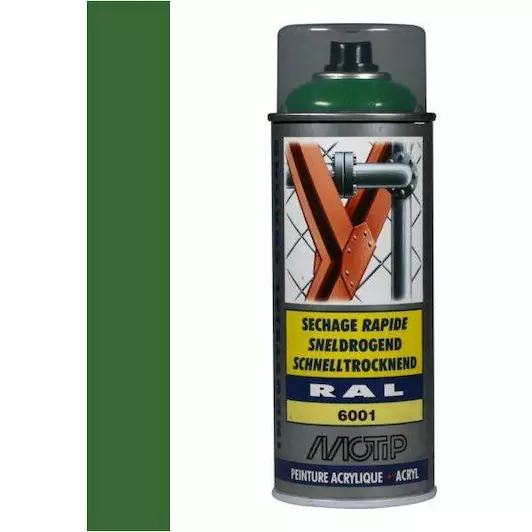 MOTIP INDUSTRIAL RAL 6001 SMARAGDGROEN 400 ML REF:MOT07119 MOTIP