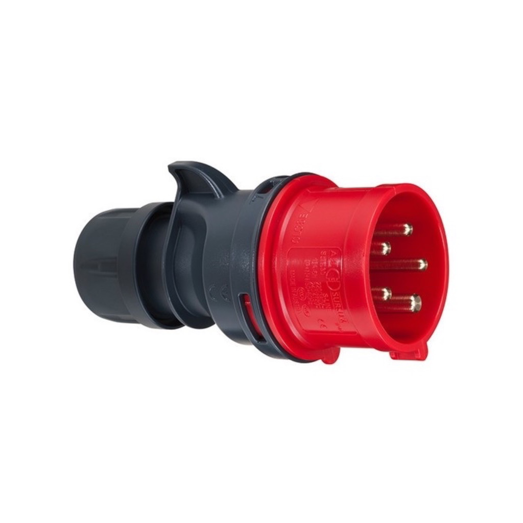 CEE STEKKER IP44 5P/32A 400V ROOD REF:S52S30 ABL
