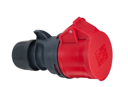 CEE KOPPELSTEKKER IP44 4P/32A 400V ROOD REF:K42S30 ABL