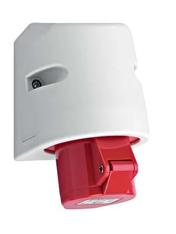 CEE WANDSTOPCONTACT IP44 5P/16A 400V ROOD REF:D51S31 ABL