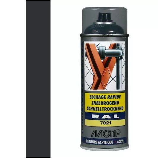 MOTIP INDUSTRIAL RAL 7021 ZWART GRIJS 400 ML REF:MOT07149 MOTIP