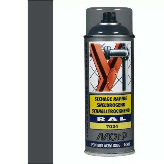 MOTIP INDUSTRIAL RAL 7024 GRAFIET GRIJS 400 ML REF:MOT07151 MOTIP
