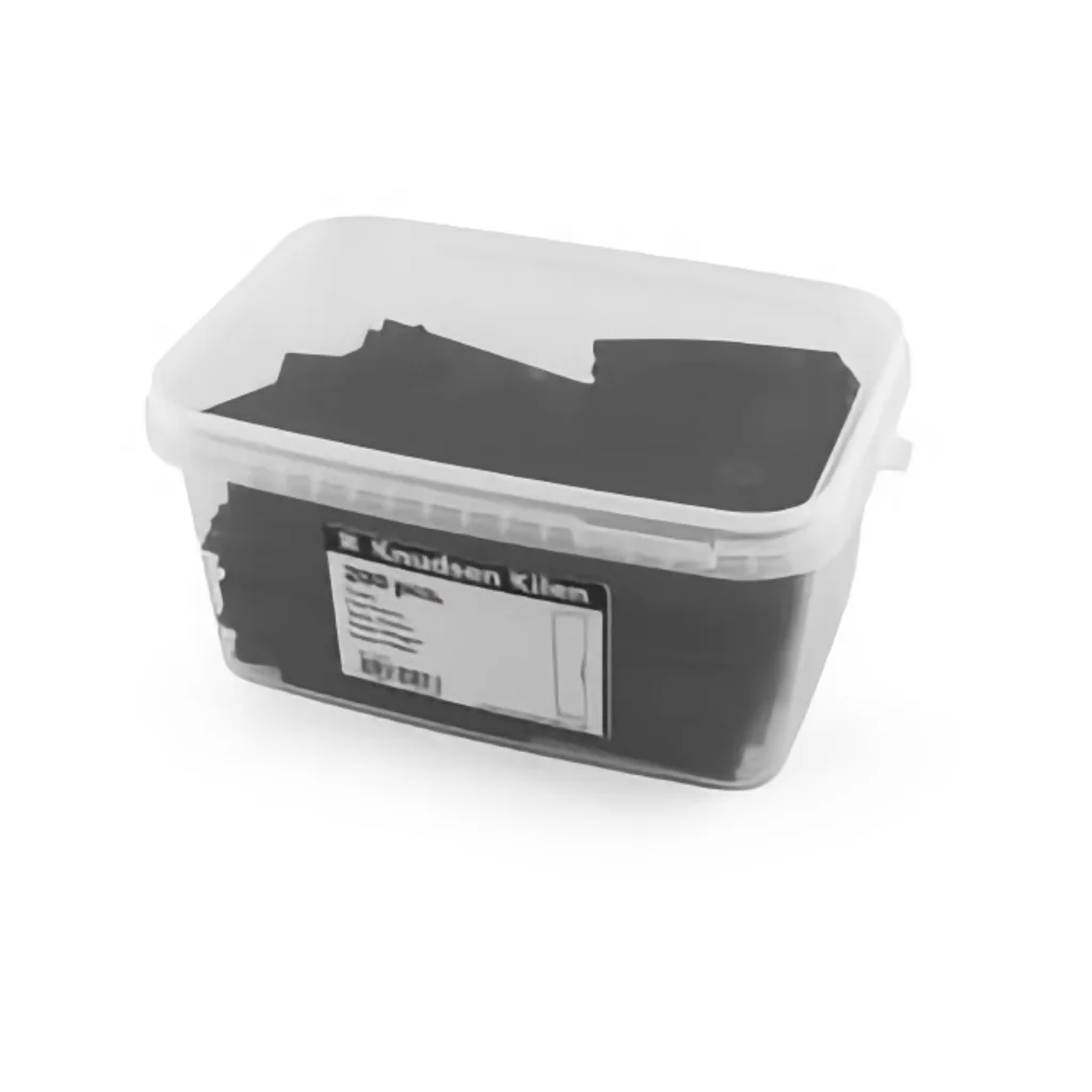 PLATTE SPIEËN - ZWART - 100X22X2MM - PER 200 ST REF:KN 8701824K