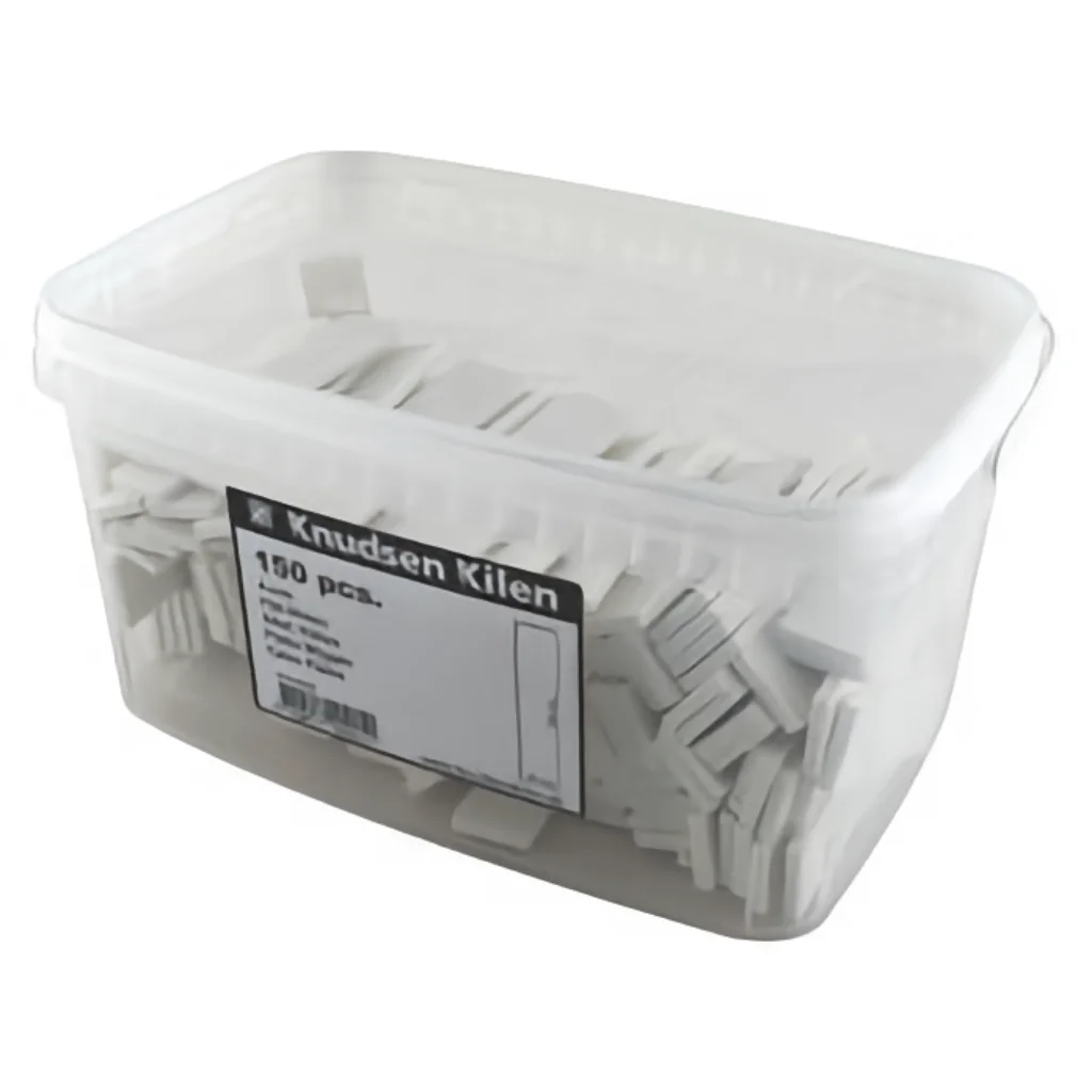 PLATTE SPIEËN - WIT - 100X22X4MM - PER 150 ST REF:KN 8701826K KNUDSEN