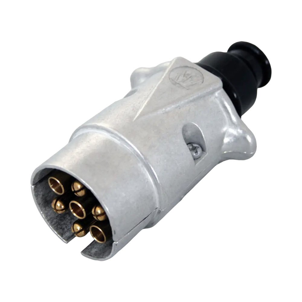 STEKKER 7-POLIG ALU 12V / BLISTER REF:140002-P4