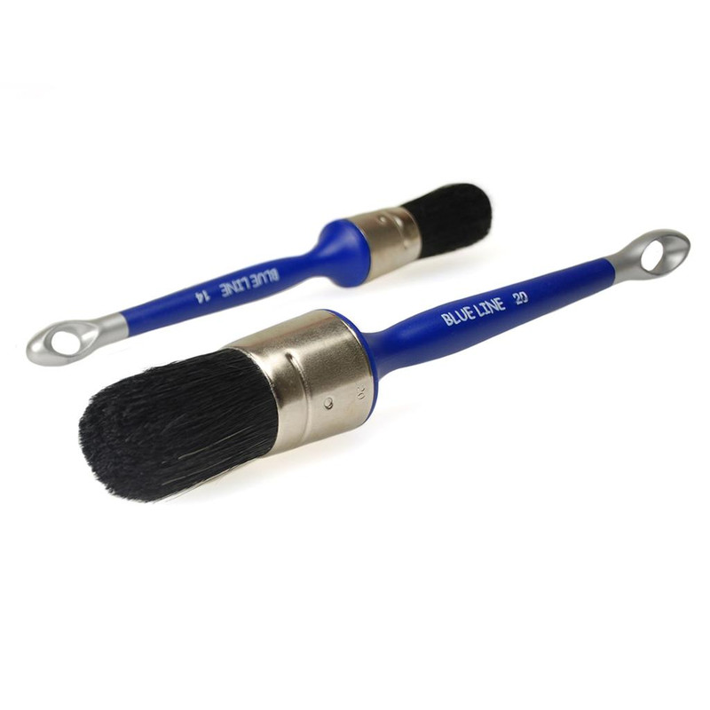 VERFB.ROND PLASTIEK ZWART HAAR 08 REF:20/08