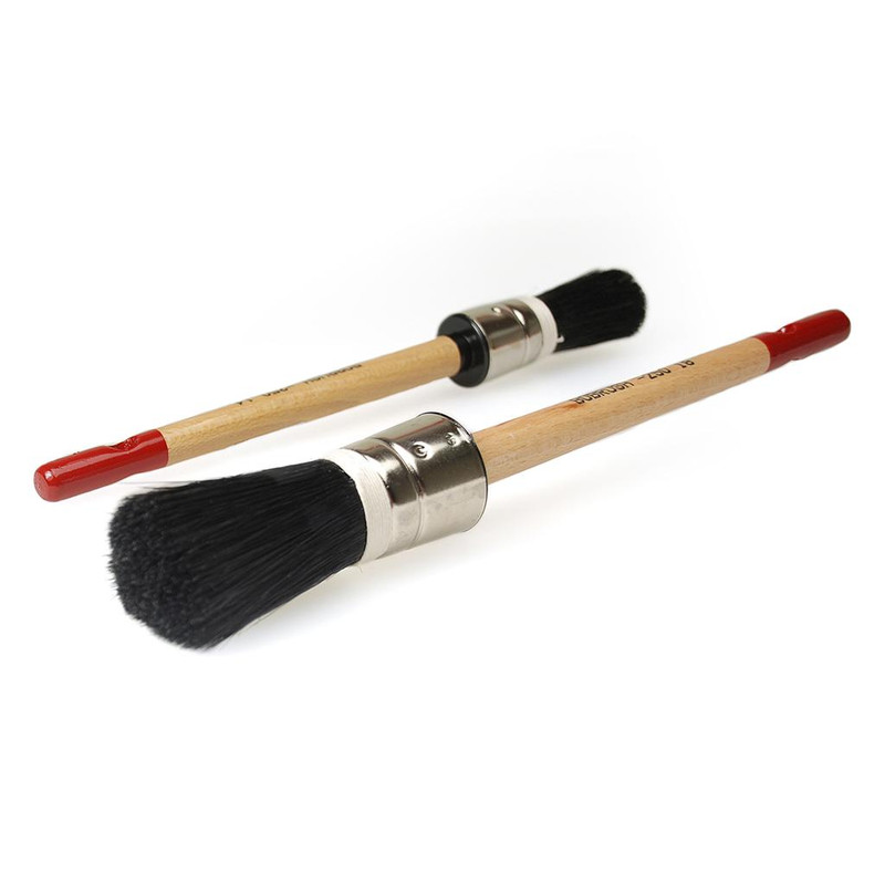 VERFBORSTEL ROND NR.12 PROF LANG ZWART VARKENSHAAR REF:250/12