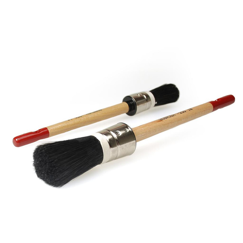 VERFBORSTEL ROND Ø18MM PRO. LANG ZWART VARKENSHAAR