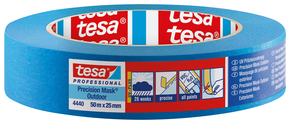 TESA PREC. MASK OUTD. 26 W. OUTD. BLAUW 50MX25MM REF:04440-00001-01 TESA PRO