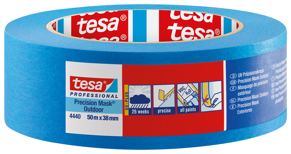 TESA PREC. MASK OUTD. 26 W. OUTD. BLAUW 50MX38MM REF:04440-00003-01 TESA PRO