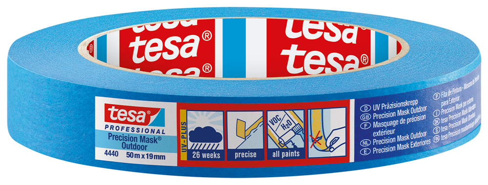 TESA PREC. MASK OUTD. 26 W. OUTD. BLAUW 50MX19MM REF:04440-00000-02 TESA PRO