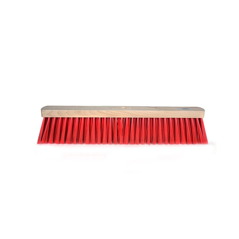 STRAATBEZEM PVC KORT ONGELAKT 40CM PLAT REF:1430