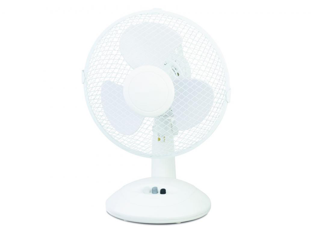 TAFELVENTILATOR 23CM 2 SNEL WIT 545142007 ELTRA