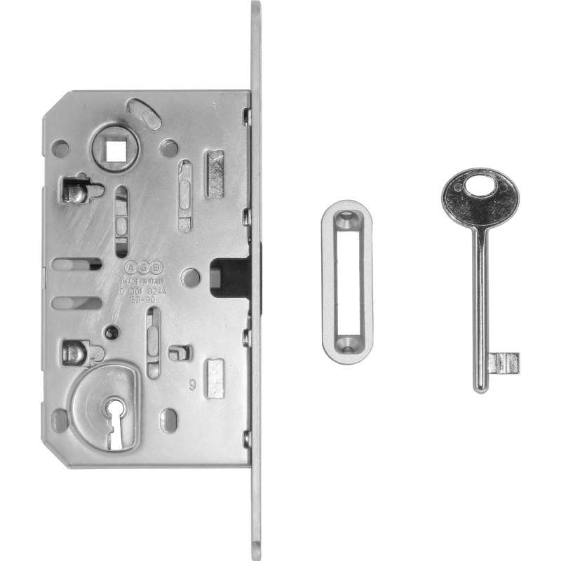 SLOT MAGNEET AGB 22MM VOORPLAAT INOX LOOK 90MM REF:1191000