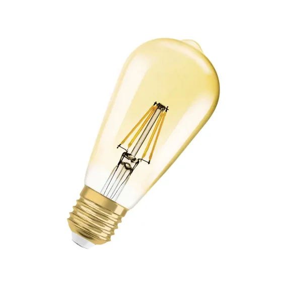 1906 LED EDISON GOUD E27 4W WW FIL REF:590190616 OSRAM