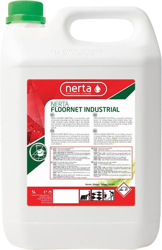 FLOORNET INDUSTRIAL 5L VLOERZEEP VLOERREINIGER REF:300-0005-FLOORI-01 NERTA