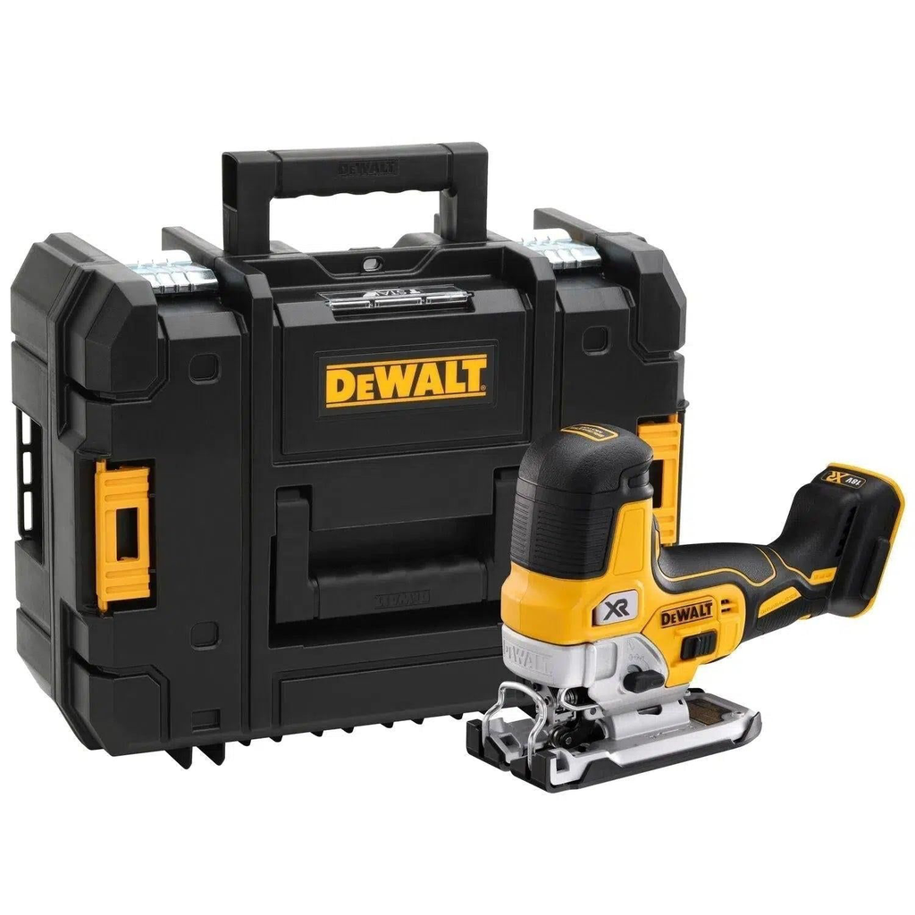 18V XR BRUSHLESS BODY GRIP DECOUPEERZAAG IN TSTAK KOFFER (ZONDER ACCU/LADER) REF:DCS335NT-XJ DEWALT
