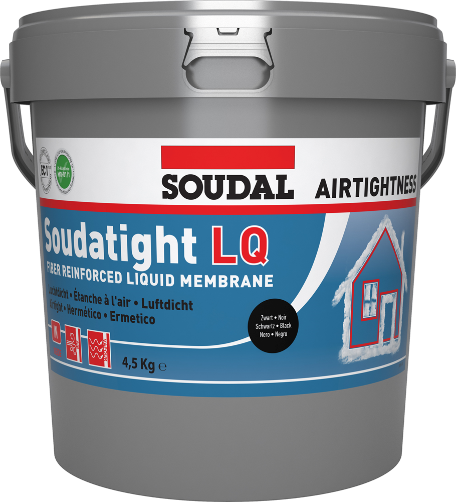 4,5KG SOUDATIGHT LQ BLACK REF:145785 SOUDAL